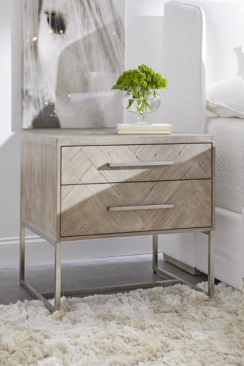 Mosaic Nightstand Natural Grey Acacia