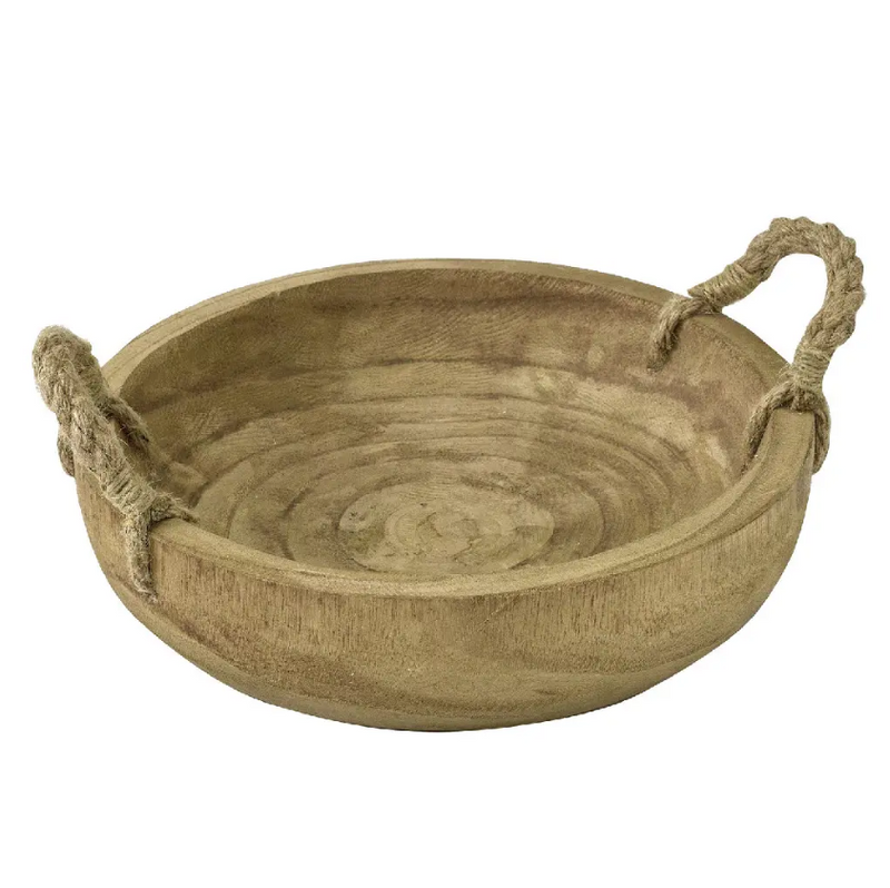 Cassia Round Carved Bowl