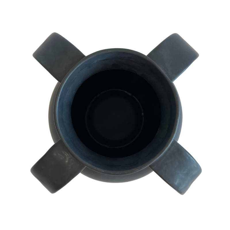 Dahlia Black Vase