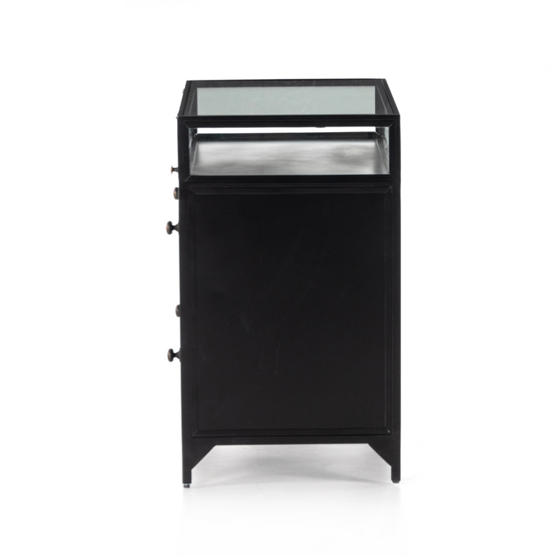 Sylas Nightstand Black