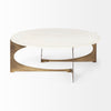 Reinhold Round Marble Coffee Table