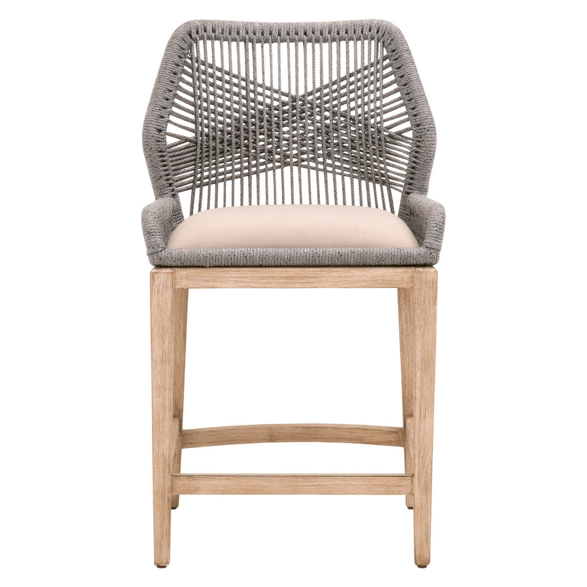 Loom Counter Stool Platinum Rope