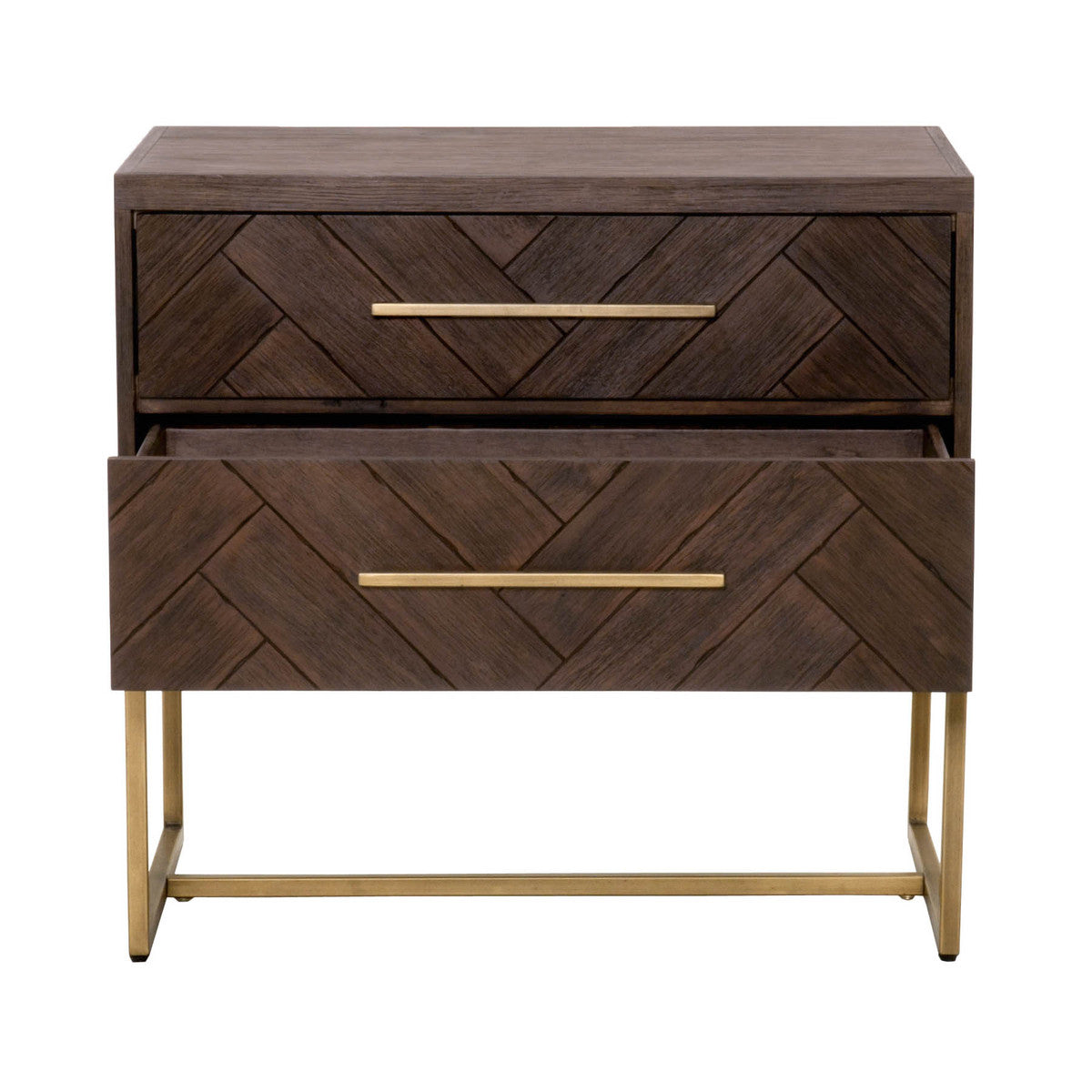 Mosaic Nightstand Rustic Java Acacia