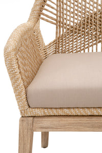 Loom Dining Armchair Sand Rope