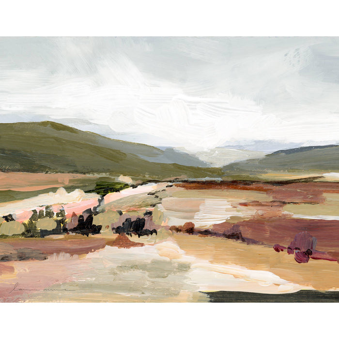 Olive Hills Horizontal Canvas Print 11 x 14