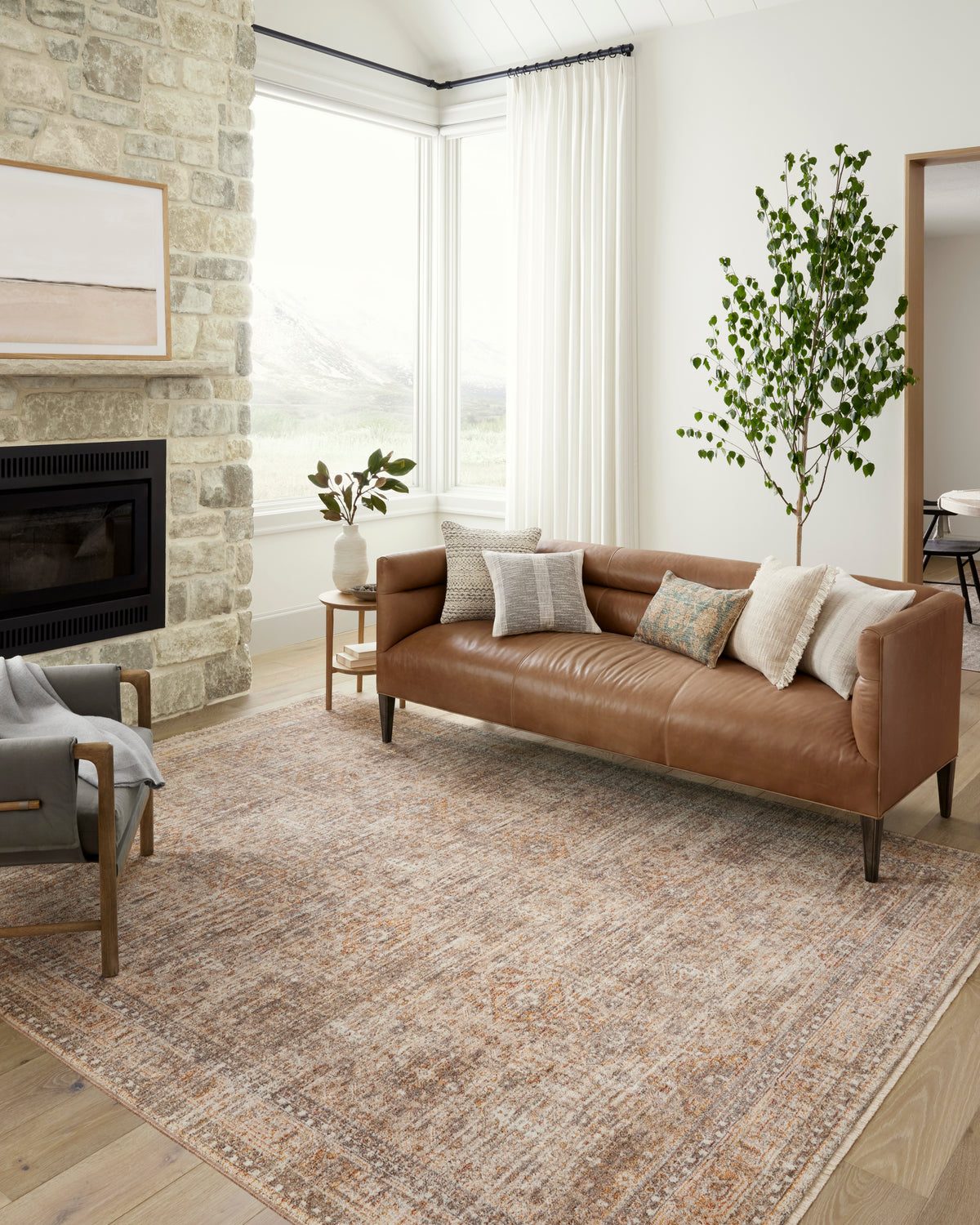 Blake BLA-06 (AR) Oatmeal/Spice Rug