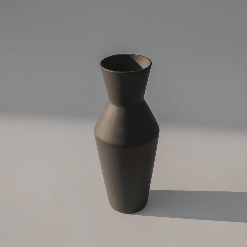 SALE: Black Pottery Vase