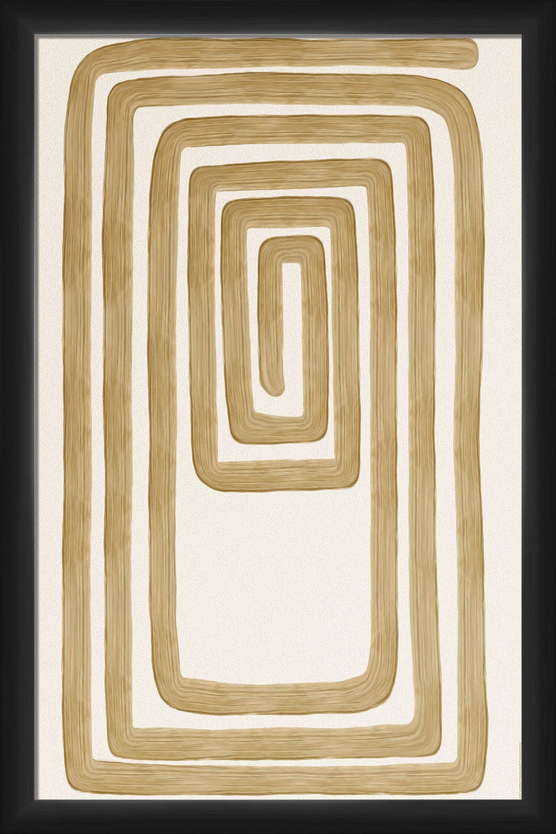 SALE: Golden Rope I Framed Wall Art
