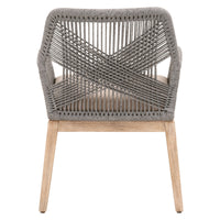 Loom Dining Armchair Platinum Rope