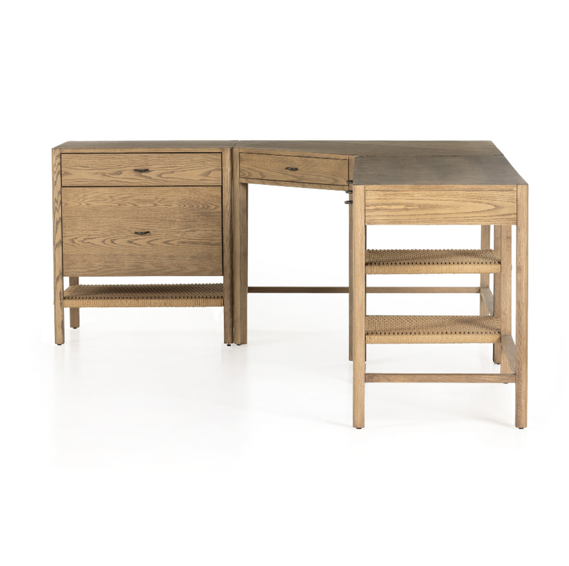 Zion Modular Desk + Filing Cabinet