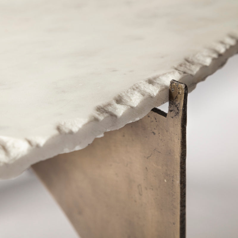 Reinhold Round Marble Coffee Table