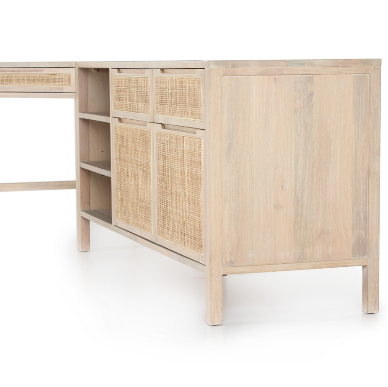Camilla Desk System + Filing Credenza