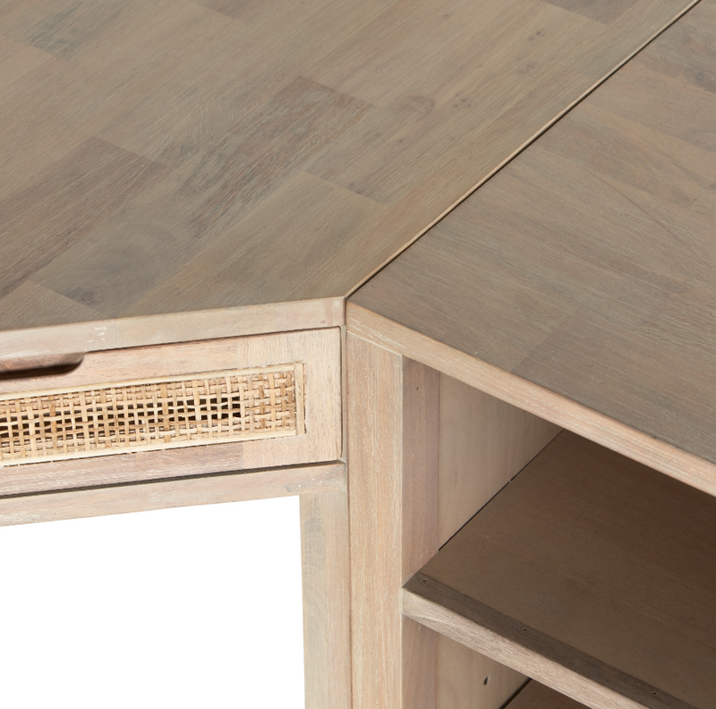 Camilla Desk System + Filing Credenza