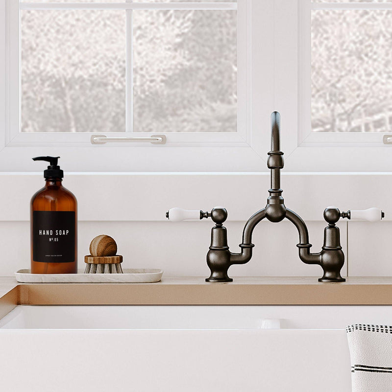 Amber Hand Soap Bottle