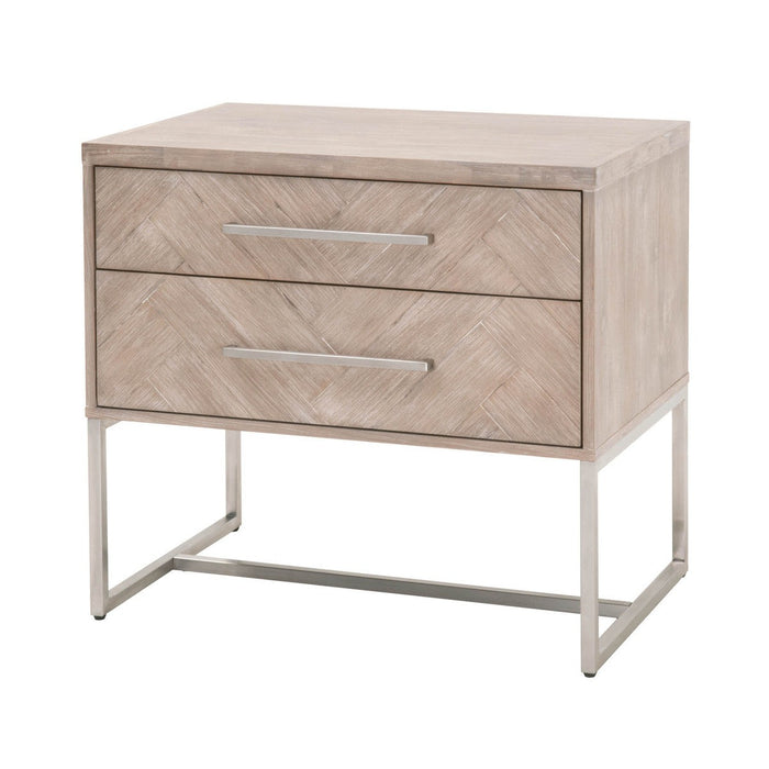 Mosaic Nightstand Natural Grey Acacia