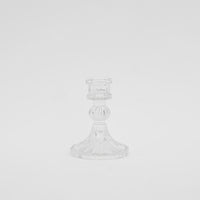 SALE: Glass Taper Candle Holder