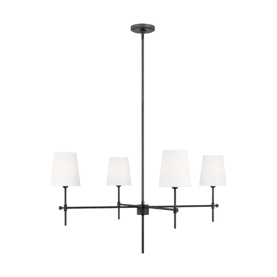 Baker Four Light LG Chandelier