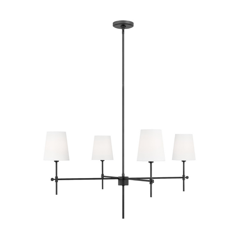 Baker Four Light LG Chandelier