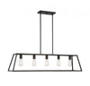 Denton 5 Light Bronze Linear Chandelier