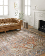 Loren LQ-15 Terracotta/Sky Rug