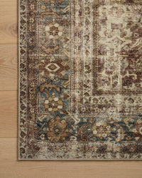 Sinclair SIN-01 (MH) Rust/Lagoon Rug