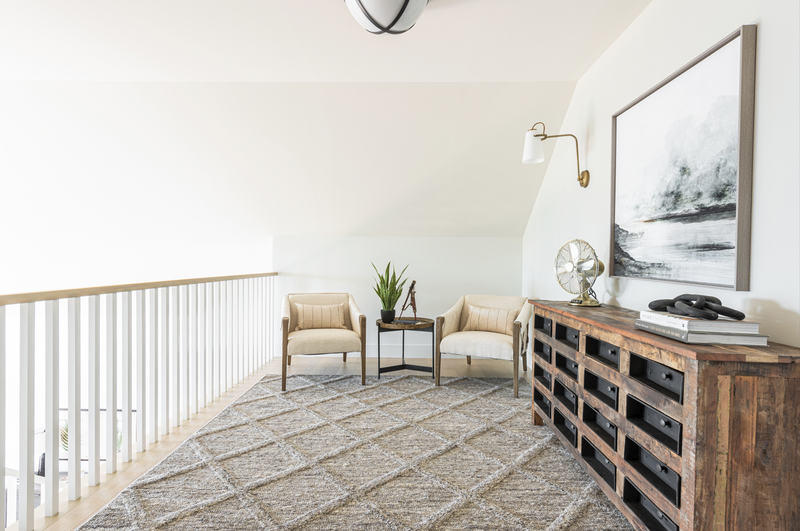 Logan Milk Glass Flush Mount