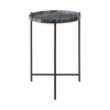 Searle Grey Marble Top Accent Table