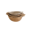 Wooden Bowl with Handles