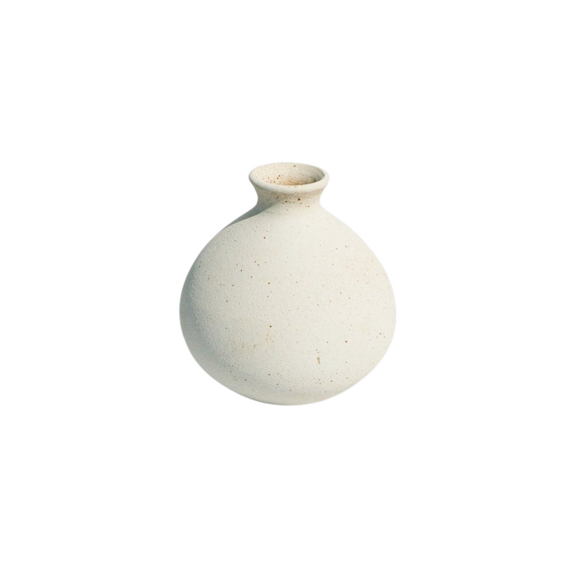Natural Color Ceramic Bud Vase