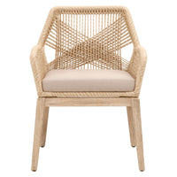 Loom Dining Armchair Sand Rope