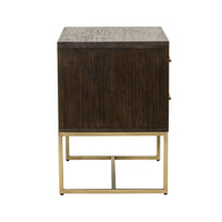 Mosaic Nightstand Rustic Java Acacia