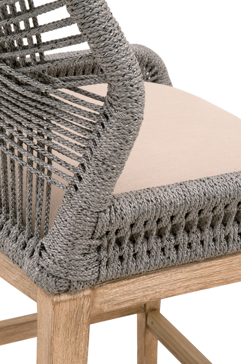 Loom Counter Stool Platinum Rope