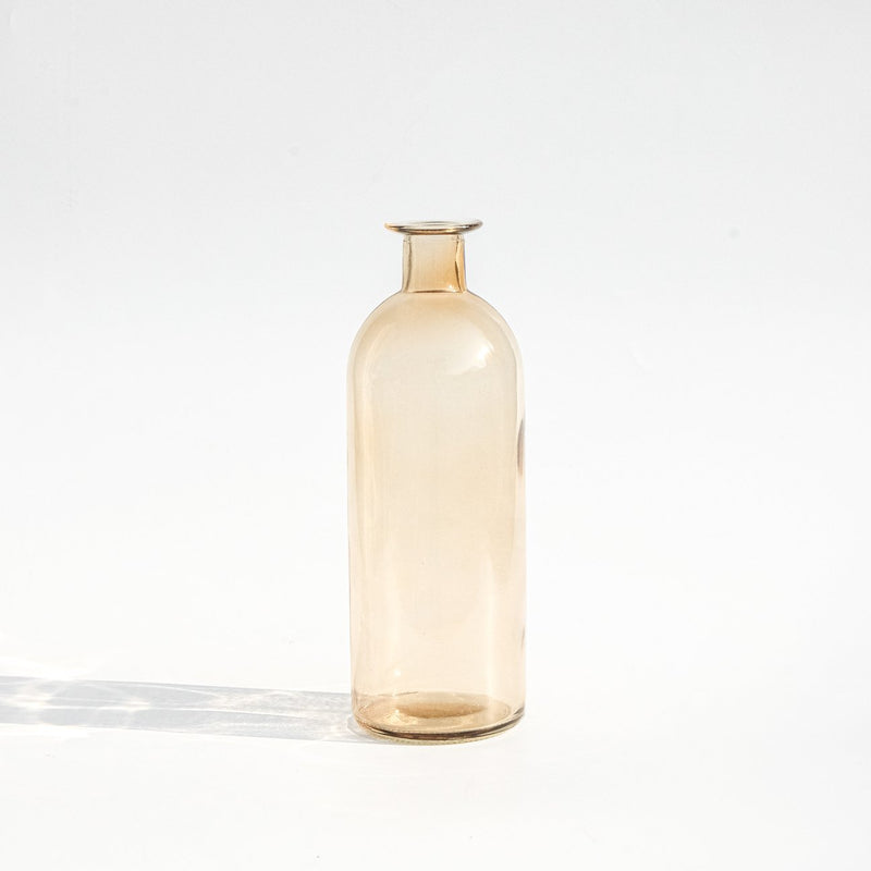 Glass Bud Vase Medium in Amber