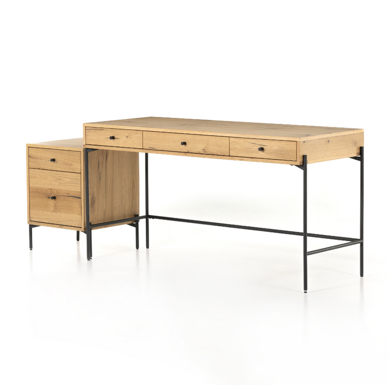 Edward Desk + Filing Cabinet