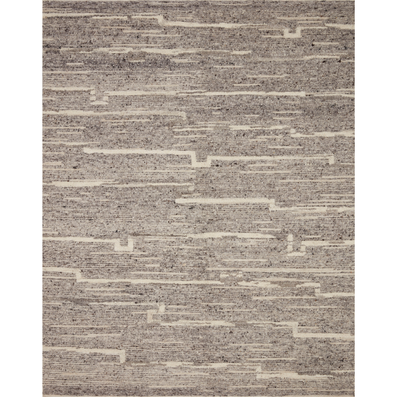 Rayan RAY-03 Charcoal/Ivory Rug