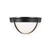 Logan Milk Glass Flush Mount