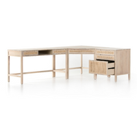 Camilla Desk System + Filing Cabinet