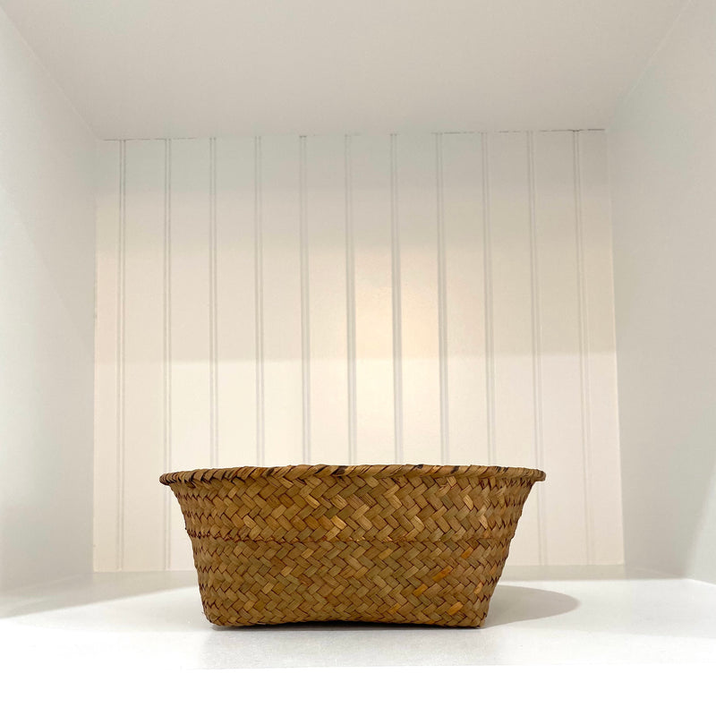 SALE: Squared Hand Woven Basket