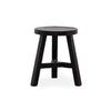 Kenzie Round Black Stool