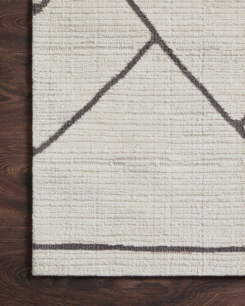 Logan LOG-01 (MH) Ivory/Charcoal Rug