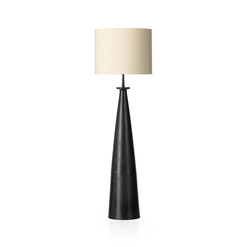 Iliana Floor Lamp - Matte Black Cast