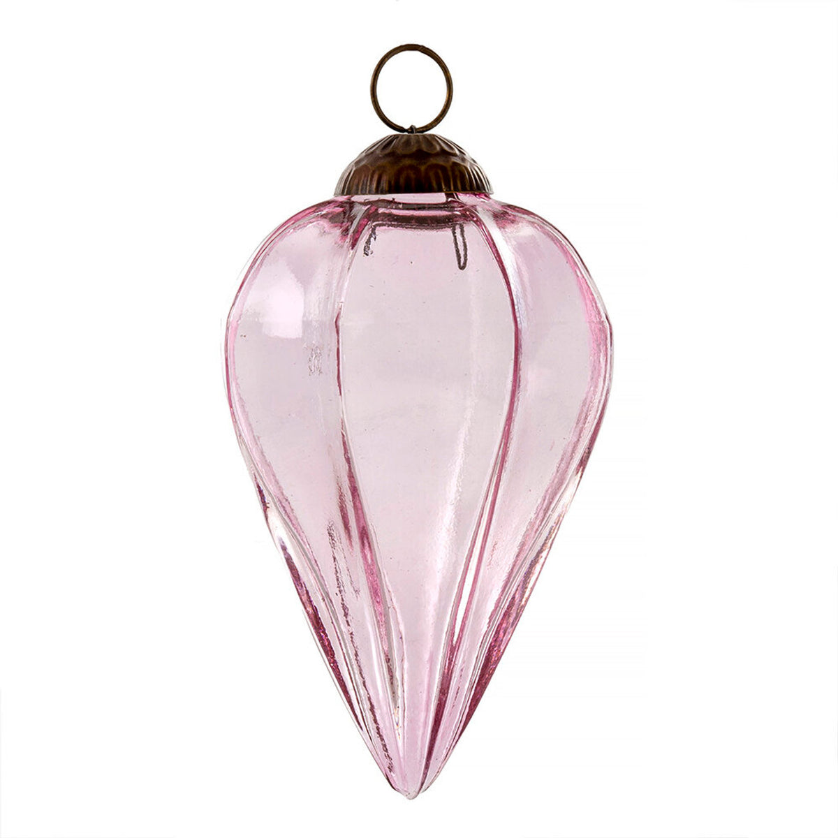 Coastal Cone Ornament Pink Large