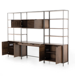 Tucker Modular Wall Desk + 2 Bookcases