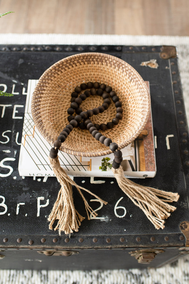 Brown Tassel Prayer Beads