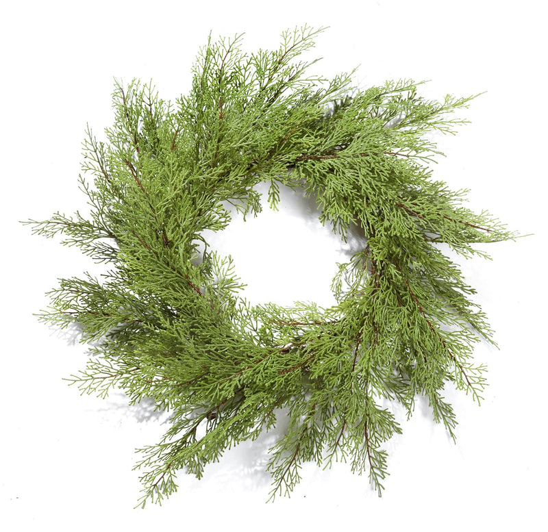 Fresh Cut Cedar Wreath 24"