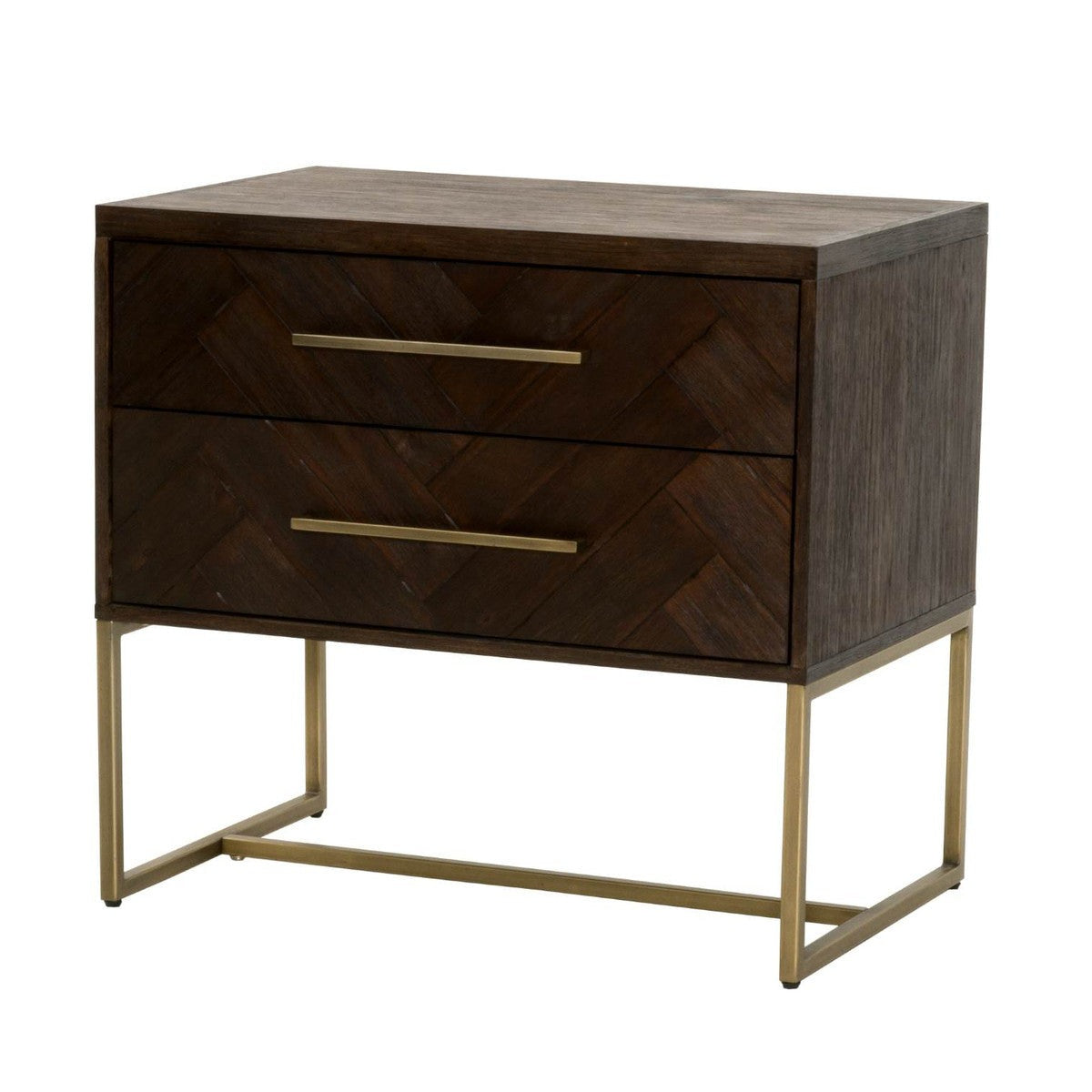 Mosaic Nightstand Rustic Java Acacia