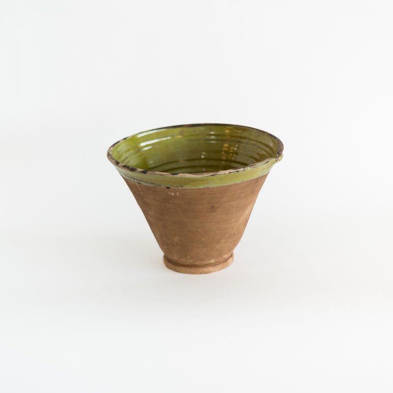 Found Pottery Pouring Bowls - Green