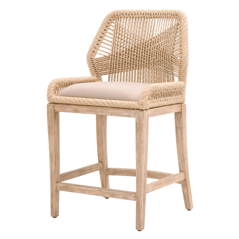 Loom Counter Stool Sand Rope