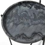 Searle Grey Marble Top Accent Table