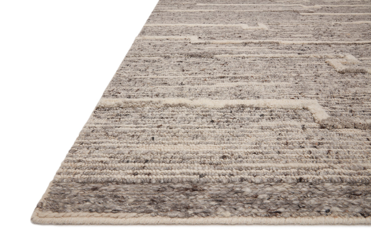 Rayan RAY-03 Charcoal/Ivory Rug